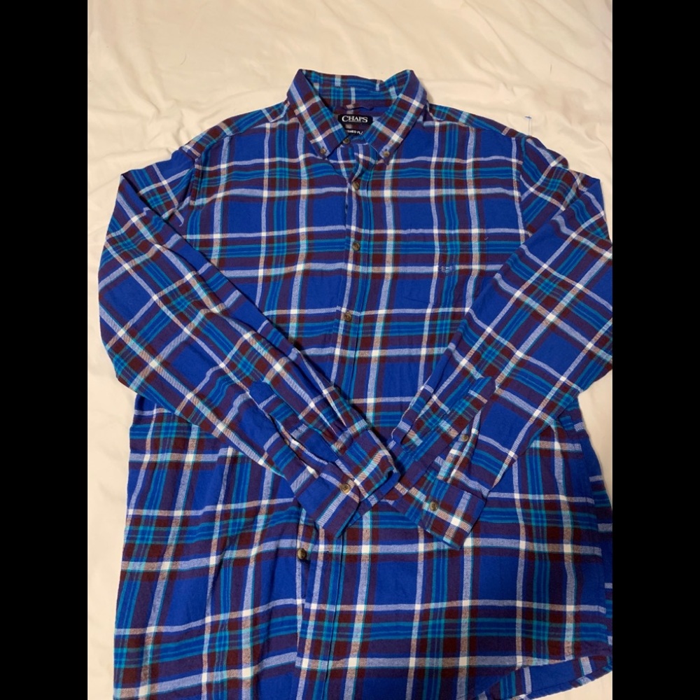 🔥 Chaps Royal Blue Flannel 🔥